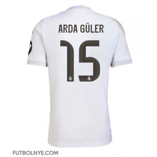 Camiseta Real Madrid Arda Guler #15 Primera Equipación 2025-26 manga corta